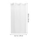 thumbnail image 4 of 2 cortinas blancas transparentes para sala de estar, dormitorio, cortinas largas, 4 of 6