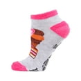 thumbnail image 3 of MeMoi Life Happens Chocolate Helps Low-Cut Non-Skid Socks - Womens - Female, 3 of 5
