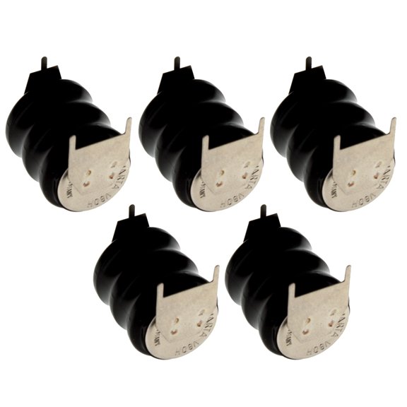 5x 3/V80H 3 Pin 3.6V 80mAh Battery for electricity meter, emergency lights