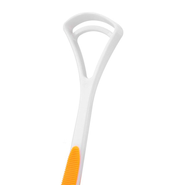 Cepillo de lengua Limpiador de raspador de lengua Cuidado bucal Herramienta de limpieza de lengua (Amarillo) Ehuebsd Cuidado Belleza