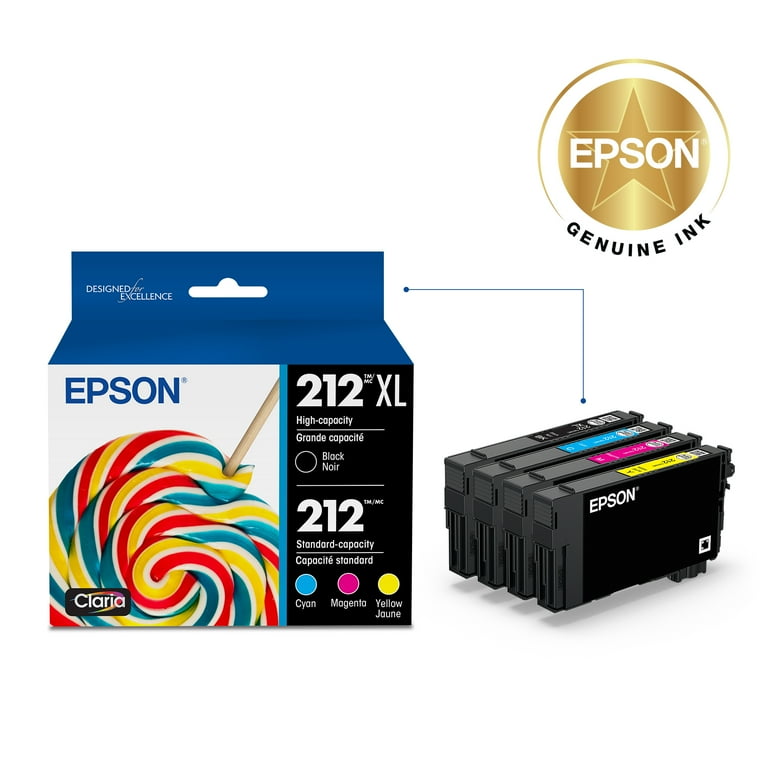 Epson 212 Claria High Capacity Black & Color Ink Combo for WF-2830
