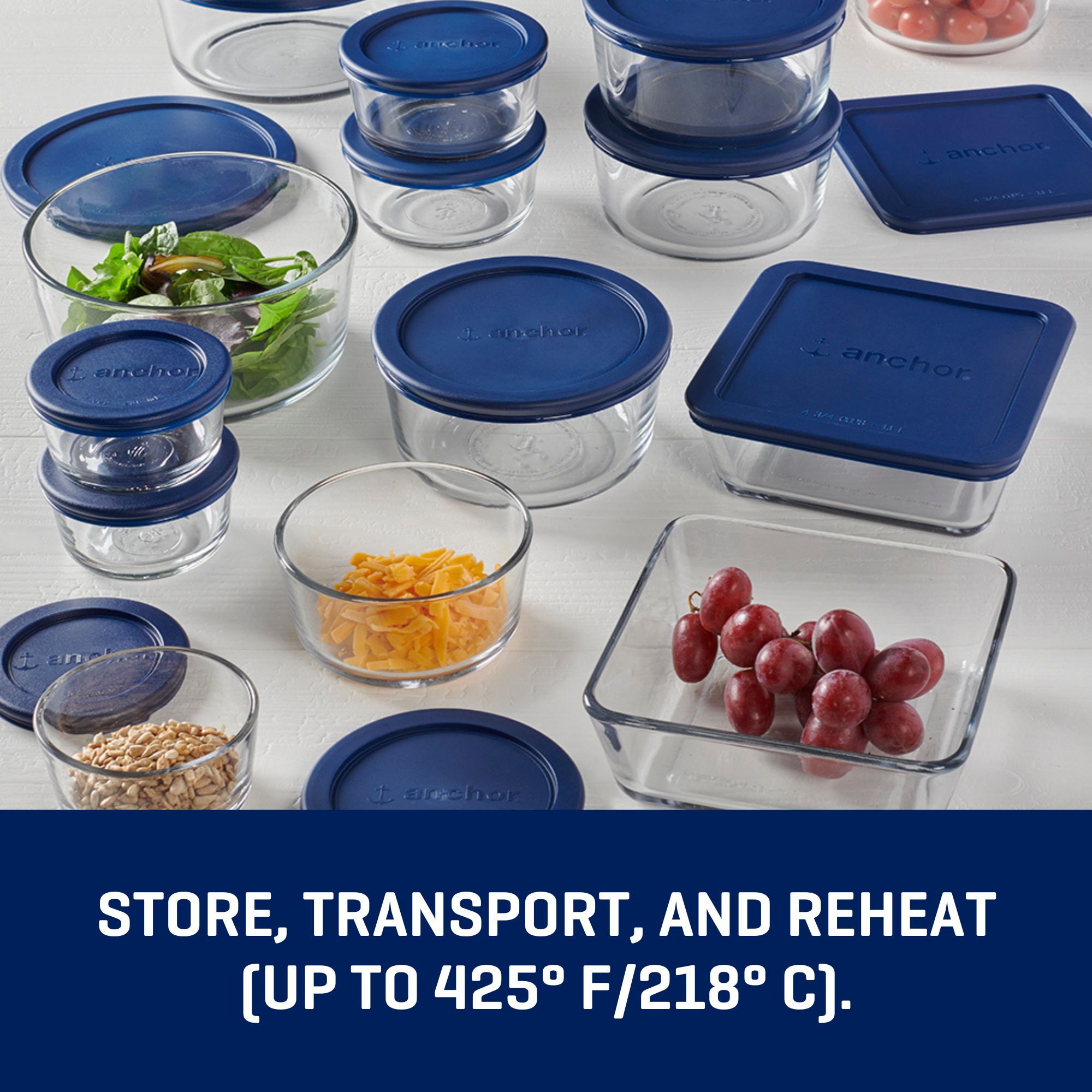 Anchor Hocking 30-Piece Glass Food Storage Set with SnugFit Lids photo 6