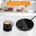 thumbnail image 4 of Tea cup Warmer - 2 Temp. Settings, Portable, Beverage Warmer for Office & Desk(black,11.5*11.5*2cm), 4 of 5