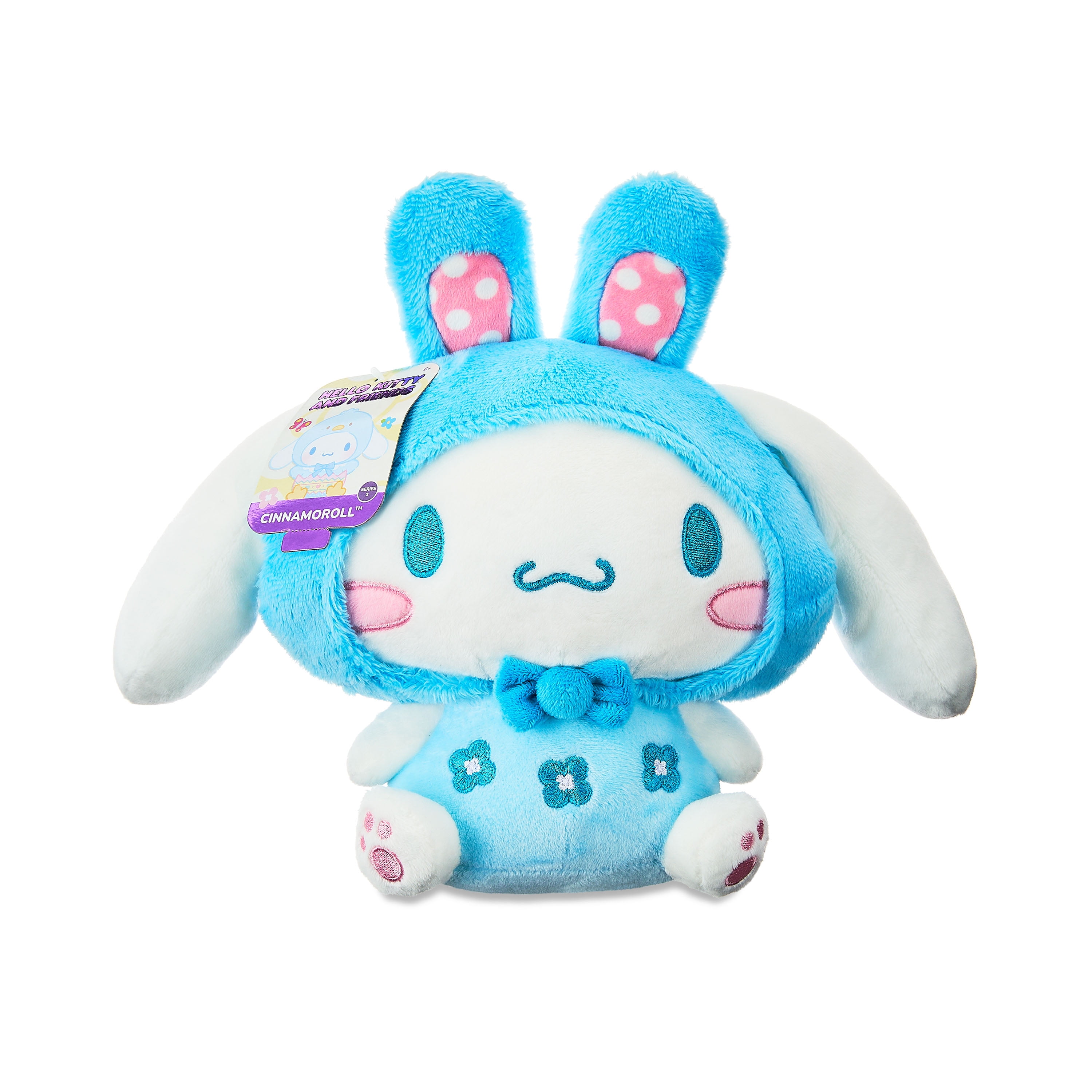 Cinnamoroll バンク 青 Hello Kitty & Friends 8” Cinnamoroll in Blue Bunny Outfit - Easter