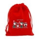 thumbnail image 3 of Bolsa de franela navideña, bolsa para dulces y manzanas navideñas, bolsa de regalo navideña, bolsa con cordón, bolsa pequeña de franela con cordón, 20 x 15 cm (7,87 x 5,91 pulgadas)., 3 of 7