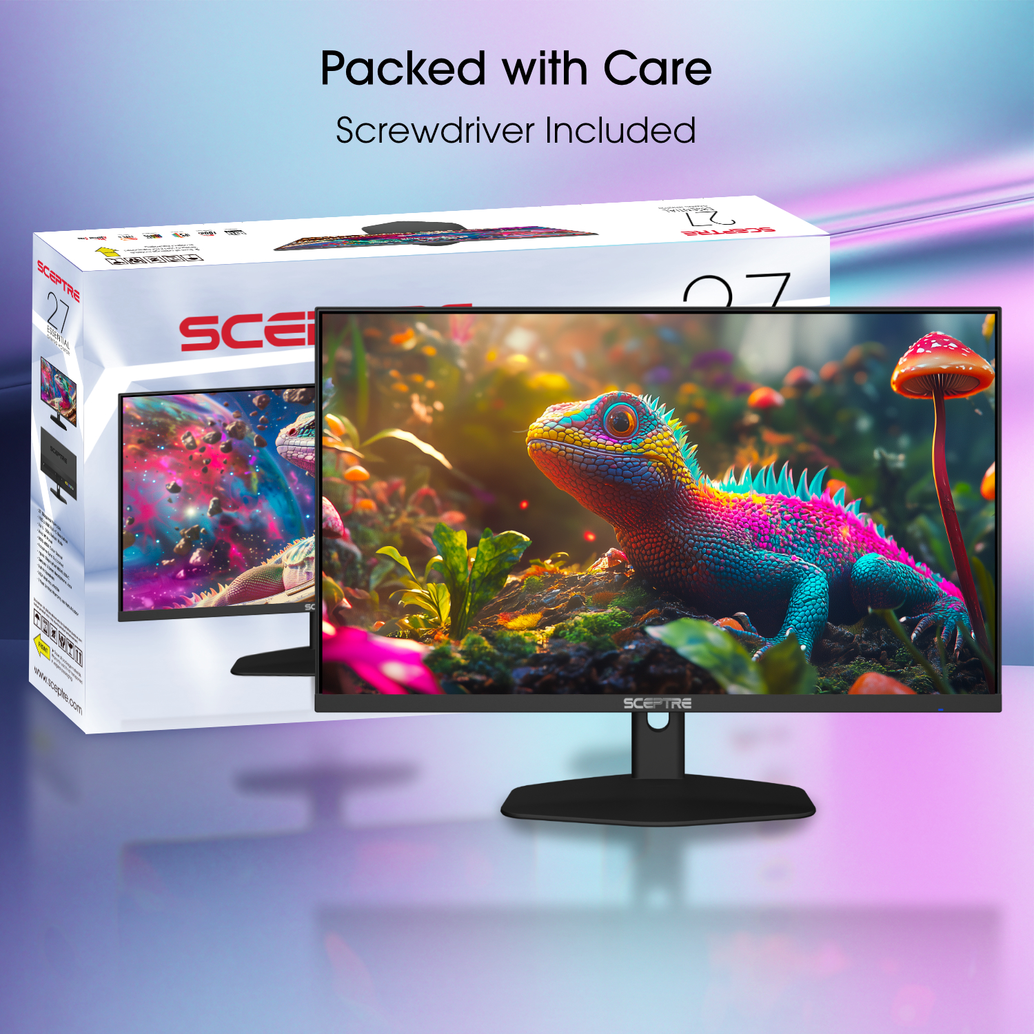 Sceptre New IPS 27-inch Gaming Monitor 100Hz D HDMI Build-in Speakers 2026