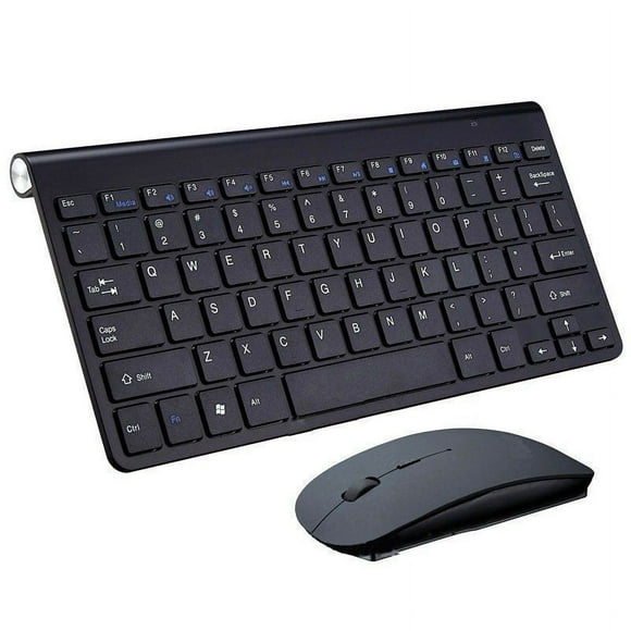 Wireless Keyboard Ultra Slim & Mouse for Apple Mac Laptop PC Surface Pro & USB-A