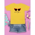 thumbnail image 3 of Retro Red Heart Sunglasses T-Shirt Juniors -Image by Shutterstock,  Small, 3 of 4