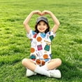 thumbnail image 4 of Grblisyd Back to School Girls Two Piece Sets Short Sleeve Tshirts Back to School Summer Outfits Size 6-14, 4 of 5