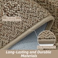thumbnail image 2 of JAATOP Indoor Doormat 20"x 32", Dirt Trapping and Moisture Absorbent Entryway Rug with Non-Slip TPR Backing, Machine Washable, Beige, 2 of 8