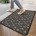 thumbnail image 4 of Dark Christmas Golden Reindeer Pattern Door Rugs,Washable Non Slip Door Mats Indoor,Decorative Door Mats,Entry Mat Indoor for Entrance,Bedroom,Kitchen,Bathroom,30"x17", 4 of 6