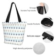 thumbnail image 5 of Vsdgher Sea Turtle print Reusable Shopping Grocery Bags for Women Shopping with Pouch Foldable Pouch Lightweight Polyester Fabric, 5 of 6