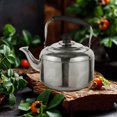 TUMALL Stainless Steel Kettle Make Tea Camping Water Jug Whistling