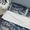 thumbnail image 4 of Designart "Victorian Cobalt Garden Chinoiserie" Blue Floral Bedding Covert Set - Cottage Bed Set With 2 Shams, 4 of 5