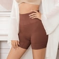 thumbnail image 4 of Women's Shapewear Shorts High Waisted Tummy Control Under Dress Shorts Seamless Butt Lifting Body Shaper Coffee S, 4 of 5