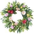 thumbnail image 2 of 2025 Spring Style Imitation Chain Home Decoration Pendant Wedding Scene Decoration Door Decoration Wall Hanging 50x50cm Imitation Flowers, 2 of 9