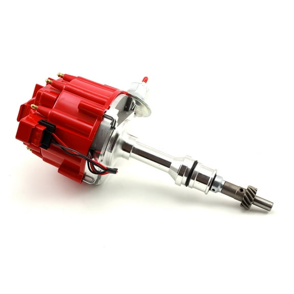 Speedmaster PCE376.1042.01 Compatible with Ford 351W Windsor 6000 Series 65K Coil HEI Distributor [Red]
