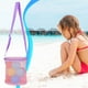 thumbnail image 5 of Bolsa de malla de playa de gran capacidad para coleccionistas, con cierre de cremallera y correa de hombro ajustable para niños y adultos., 5 of 5