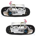 thumbnail image 4 of Rear Driver and Passenger Side Exterior Door Handle Compatible with 2002-2009 Chevrolet Trailblazer GMC Envoy Chrome Without Key Hole 15188972-PFM 15188971-PFM EXT LS EXT LT SLE, 4 of 5