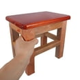 thumbnail image 3 of ETHZZLE Footrest Stool Solid Wood Minimalist Plant Stand for Home Decor 1Pcs, 3 of 6