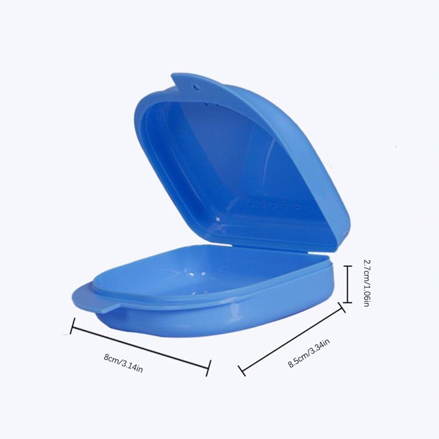 2 Pcs Boîte de Rangement pour Prothèses de Rechange Étui Inodore 2 Protections Inodores Anti-Poussière Résistant aux Déchirures Accessoires Blanc