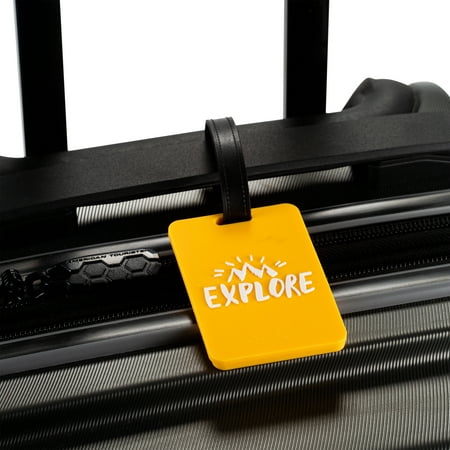 Protégé Luggage Tags 2 Pack - Mini "Bon Voyage / Explore"