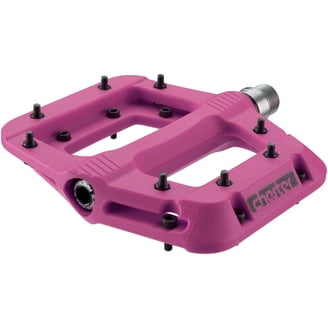Pédales Plateforme Vélo HT Components PA03A - Nylon Orange, Broche Cr-Mo