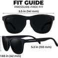 thumbnail image 5 of Grinderpunch Womens Polarized Sunglasses UV400 Protection Classic Retro Driving Sun Glasses Trendy Fashion Shades (Purple), 5 of 8