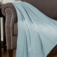 thumbnail image 3 of BNM Diamond Cotton Blanket, California King, Aqua Blue, 3 of 5