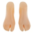 thumbnail image 2 of DYNWAVECA 2x 2pcs Men Feet Socks Display Foot Stand Model Simulation Left Right, Stable Pedestal Bottom, 2 of 10