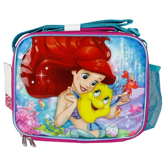 Lunch Bag - Disney - Little Mermail Ariel w/ Flounder New 679798