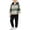 Multicolor H, variant on Boys Sweatsuit Set 2 Piece Long Sleeve Flannel Plaid Shirt Hoodie and Jogger Pants Fall Winter 12 Month Boy Clothes Multicolor Y 70