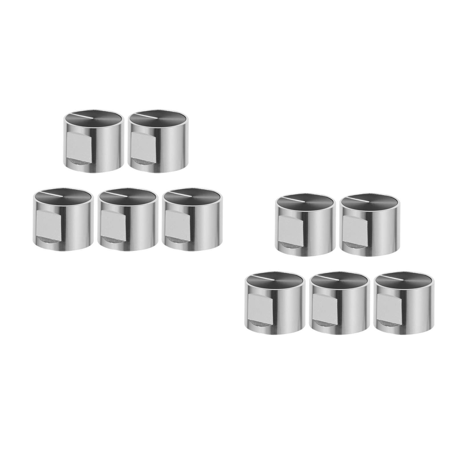 Raindrops 10-Pack Universal Metal Stove Control Knobs Replacement for Gas Cooktops Compatible with Most Gas Ranges Kitchen Accessories