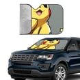 thumbnail image 4 of Windshield Sun Shade Foldable Car Front Window Sunshade For Car Suv Trucks Vans - Best Heat Shield Blocker Visor Cover Blocks Uv Rays And Keeps Your Vehicle Cool-Small, 4 of 5