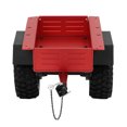 thumbnail image 3 of Remorque RC, Tracteur RC Résistant à l'Usure, Véhicule RC pour 1/10 RC Voiture Rouge, 3 of 8