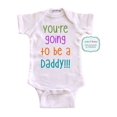 thumbnail image 4 of You're going to be a daddy!!! wallsparks cute & funny - baby one piece bodysuit Surprise baby birth pregnancy announcement - Baby Shower Gift - White Newborn Size (0-3 Mos), 4 of 5