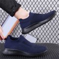thumbnail image 5 of Men's Knit Sock Shoes S𝗅ip on Casual Sneakers Comfortable Soft Sole Sport Shoes Breathable Gym Workout Shoes Laceless Walking Tennis Shoes for Summer and Autumn, 5 of 9