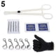thumbnail image 2 of Kit de herramientas para perforación corporal profesional, juego de agujas de acero inoxidable para oreja, nariz, ombligo y pezón, 2 of 4