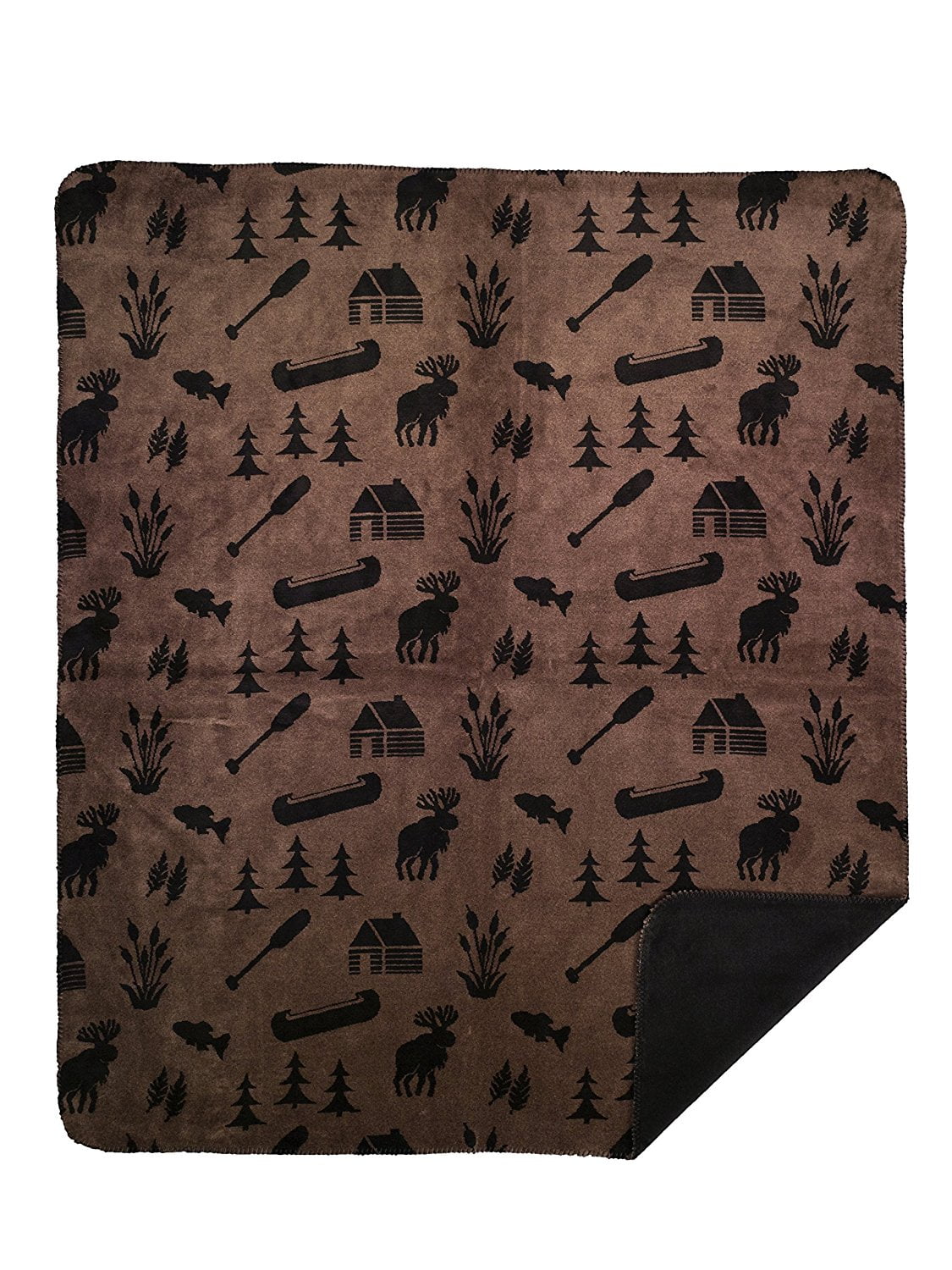 Denali Home Collection by Mont DoubleSided Reversible Throw, 50 by 60