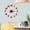 RD, variante sur EGNMCR Réveils pour Chambres, Horloges pour Salon Bricolage Chiffres Romains Autocollant Mural Miroir en Acrylique Horloge Décoration Maison Décalcomanies Murales Horloge en Acrylique