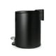 thumbnail image 5 of Bote de basura Acento de 5 L Basurero redondo acero inoxidable con pedal y tapa de cierre Negro, 5 of 11