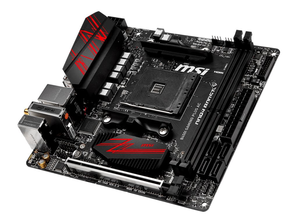 MSI B450I GAMING PLUS AC - Motherboard - mini ITX - Socket AM4