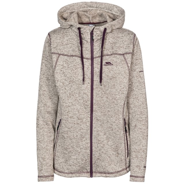 Trespass - Forro Polar Odelia para Mujer (Beige Jaspeado)