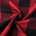 thumbnail image 4 of 2 Pcs Buffalo Plaid Curtains, Gingham Yarn Dyed Rod Pocket Light Filtering Curtain Drapes, 4 of 9