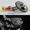 thumbnail image 2 of Tapa Superior de Dirección de Fibra de Carbono para Bicicleta, 28,6 mm, 1 1/8 Pulgadas, Tubo de Dirección, Cubierta de la Tapa de Dirección, Perno de Titanio Brillante., 2 of 6
