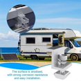 thumbnail image 5 of 10Pcs Solar Photovoltaic Bracket Aluminum Alloy Clamp for Solar Module Solar Panel Racking Mounts Accessories PV Clamp C, 5 of 5