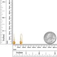 thumbnail image 6 of Gem Stone King 14K Yellow Gold Yellow Citrine Earrings for Women | 0.66 Cttw | Gemstone November Birthstone | Pear Shape 6X4MM, 6 of 6