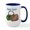 White/Navy Inside, variant on CafePress - Happy Easter Bunny Large Mug - 15 oz Ceramic Large White Novelty Mug