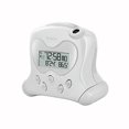 thumbnail image 1 of Oregon Scientific Self-Setting Projection Flip Clock, White, 1 of 3