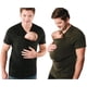 thumbnail image 2 of Camiseta casual de manga corta con cuello redondo y multifuncional de papá canguro, 2 of 6